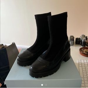 nicole saldaña christina sock boots size 38 / 7.5